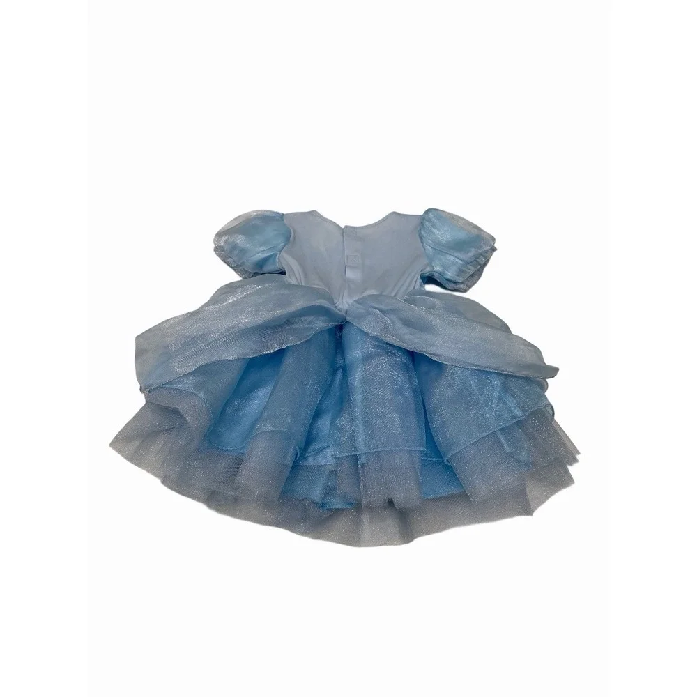Disney Store Girl Princess Cinderella Blue Dress Costume Size18-24 Month